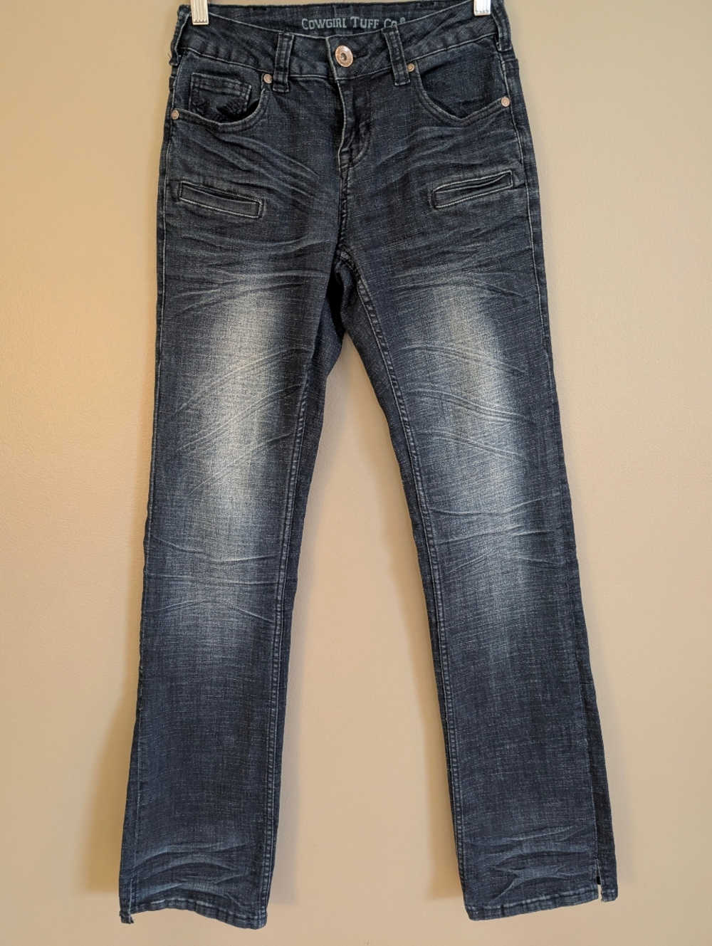 Cowgirl Tuff "Stampede" Boot Cut Rodeo Jeans Size 25x35